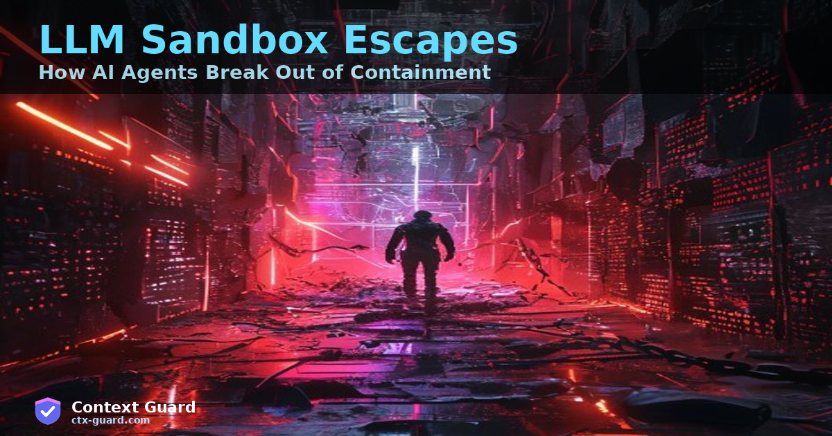 LLM Sandbox Escapes: How AI Agents Break Out of Containment